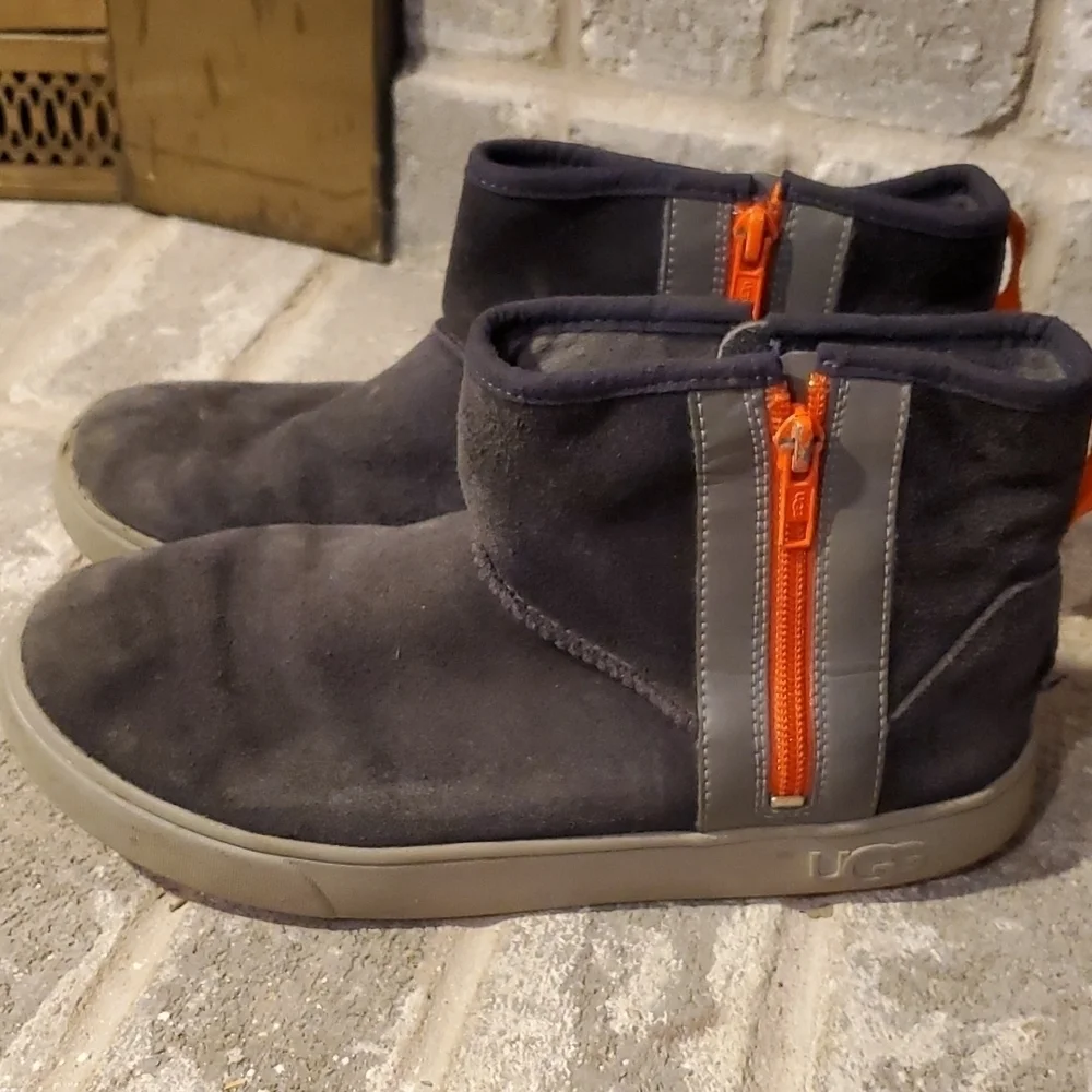 Ugg Shoes Size 6 Bootie Boots Ankle Suade Leather Shoes